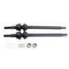 Hard Steel Front CVD Constant Velocity Driveshaft 3-Section Drive Shaft For 1/10 RC Crawler SCX10 I Straight Axle Upgrade Parts