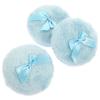 3Pcs Baby Body Powder Compact Bowknot Powder Puff Soft Touch for Household Home Salon Makeup Use Makeup