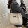 Student class commuter handbag new large-capacity casual fashion texture shoulder underarm bag tote bag