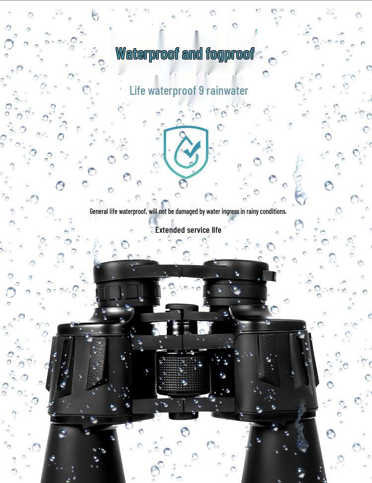 Blade 10X50 HD Telescope with Large Eyepiece for Low Light & High Magnification - Ideal for Travel & Concerts