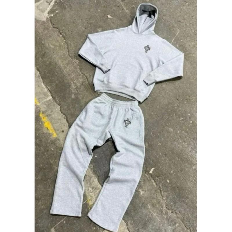 Mens Hooded Long Sleeve Casual Streetwear Sweatshirt Vintage Graphic Print Fashion