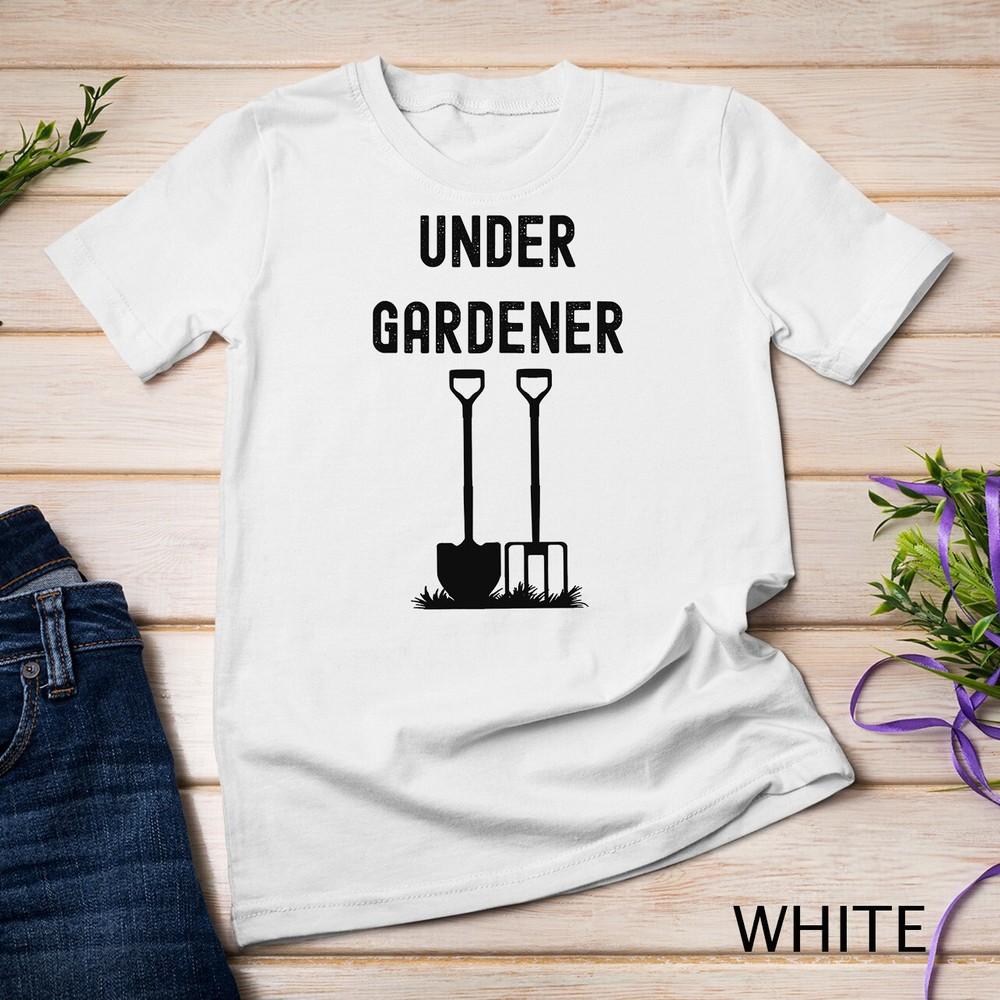 Allotment Gardener, Head, Under Gardener, Gardening Unisex T-shirt