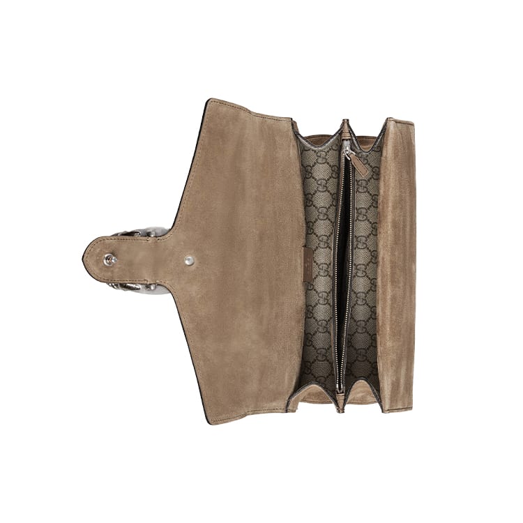 GUCCI Dionysus Canvas With Leather Shoulder Bag, Crossbody Bag Women's 403348-KHNRN-8642