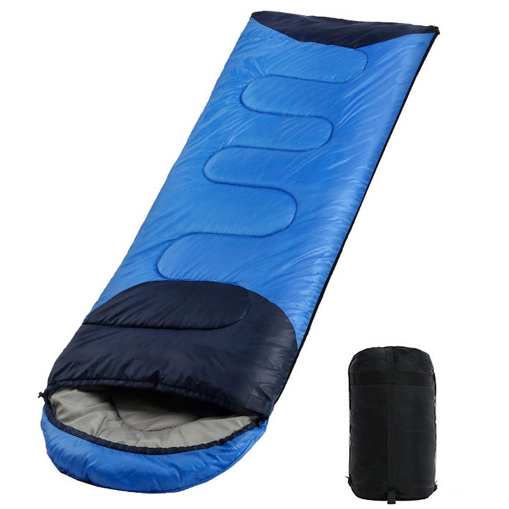 Envelope Sleeping Bag with Compression Sack 3 Season Sleeping Bag Washable Compact for Outdoor Traveling Hiking
