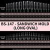 120 Pièces Formes d'Extension d'Ongles Sans Clip Style Sandwich Matériau ABS Flexible et Résistant pour Diverses Formes d'Ongles