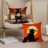 Ghost Of Y-Yotei Stitch Lucky Dragon Pillow Cover Sofa Cushion Cover Home Room Decoration Children Gift