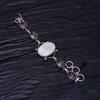 Mother of Pearl Gemstone : 925 Sterling Silver Handmade Multi Gemstone Bracelet Jewelry