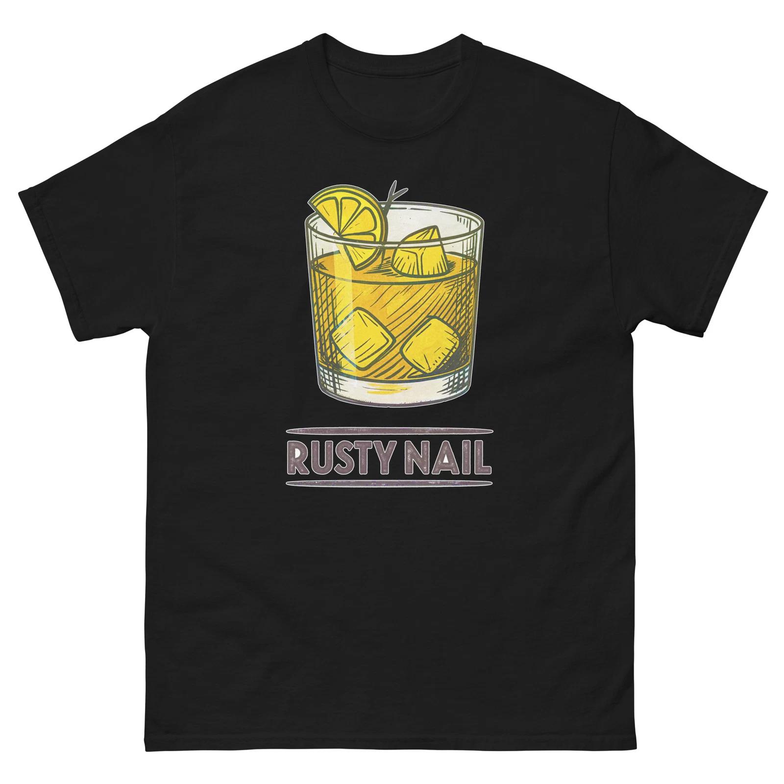 

Rusty Nail Drink Delicious Popular Beverage T-Shirt 2XL