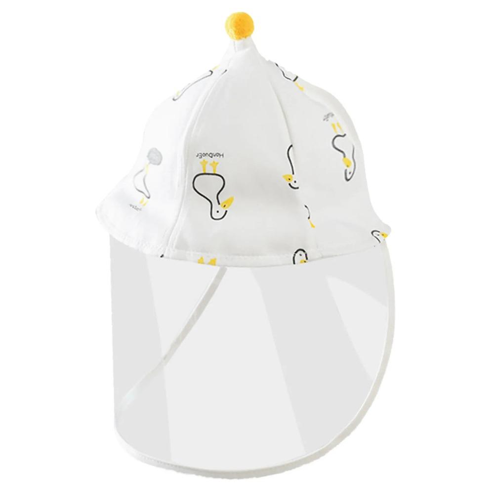 Breathable Fabric Newborn Protective Hat Cotton Kids Face Mask Hat Summer Season