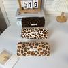Floral Print Stationery Bag Corduroy Pencil Case Gifts Cosmetics Storage Bags  Student