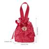 1PC Fabric Bag Traditional Chinese Wedding Drawstring Candy Gifts Packaging Bag For Wedding Birthday Party Decor Jewelry Pouches