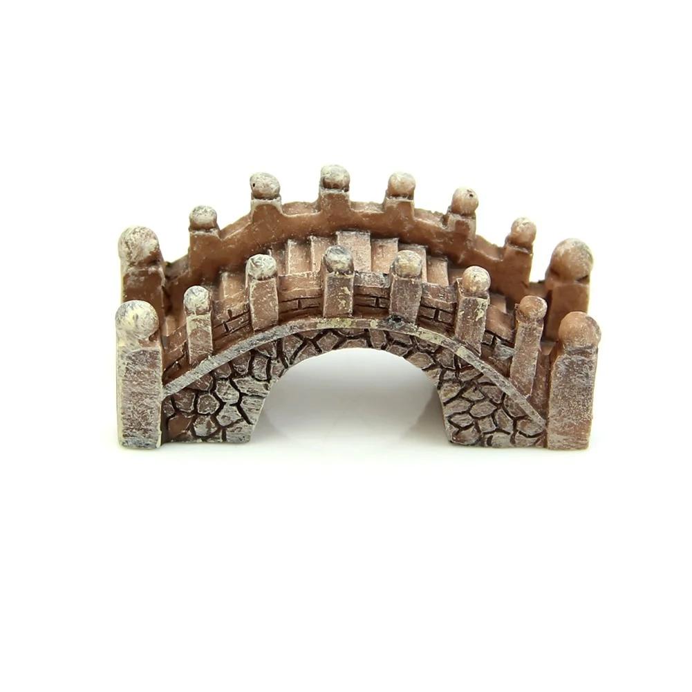 

Мини-Мост Миниатюрный Пейзаж Сказочный Сад Террариум Декор Инструмент Садовые Ремесла 1pcs коричневый