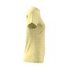 Golf BOS Logo Embossed Mock Neck Short Sleeve Powder Yellow [Adidas Golf] Women's Shirt,