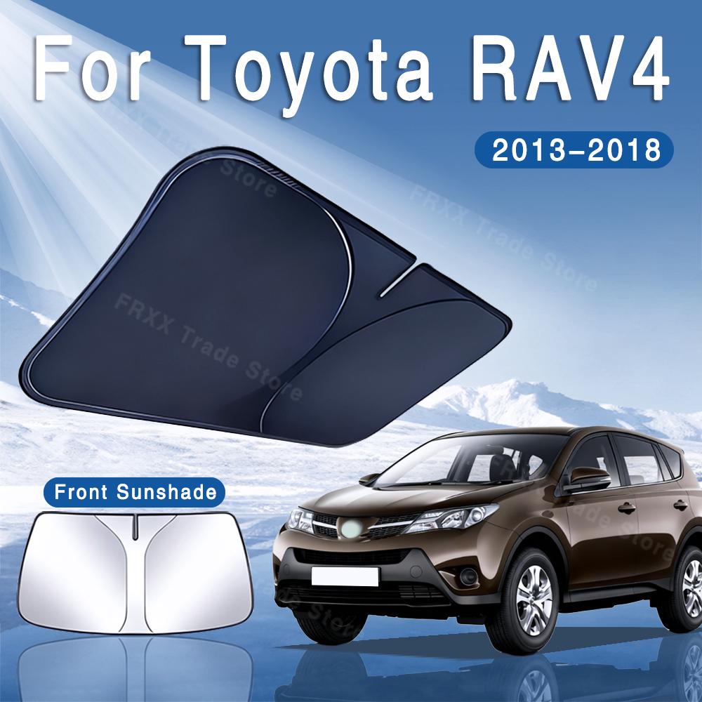 For Toyota RAV4 XA40 2013~2018 2015 2016 2017 Car Sun Visor Front Windshield Sunshade Heat Insulation Summer Auto Accessories