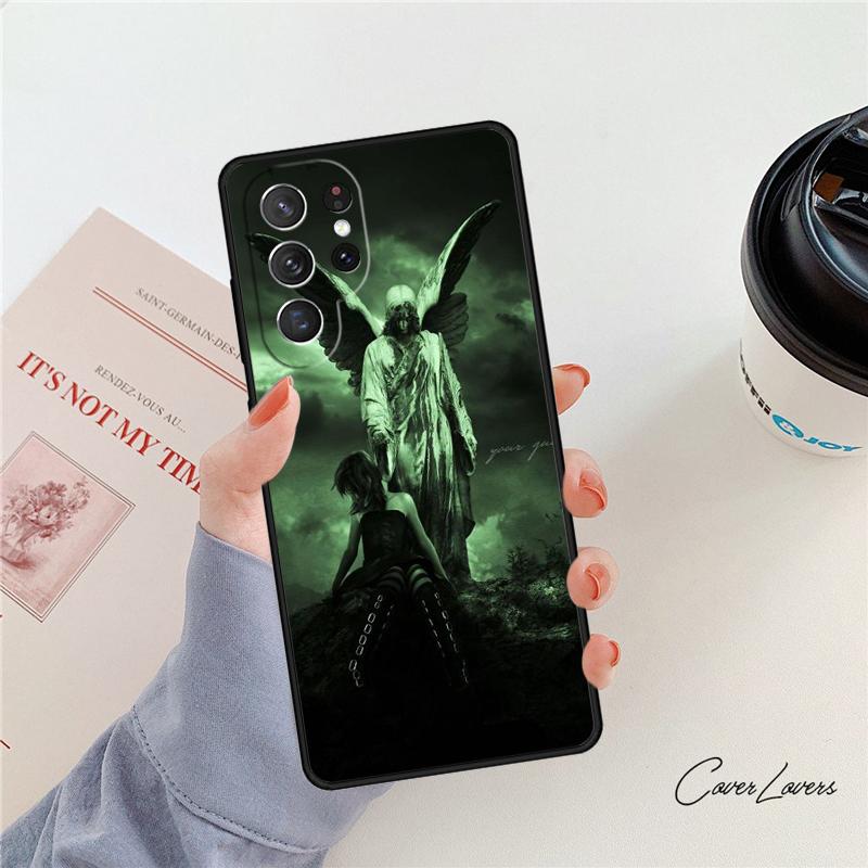 Guardian Angels Phone Case For Samsung Galaxy S24 S25 S23 S22 Ultra Note 10 20 Plus S20 S21 FE Cover