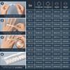 Stainless Steel Men's Woman Cool Rotatable Chain Ring Casual Finger Ring, Exquisite Men's Accessory Zircon