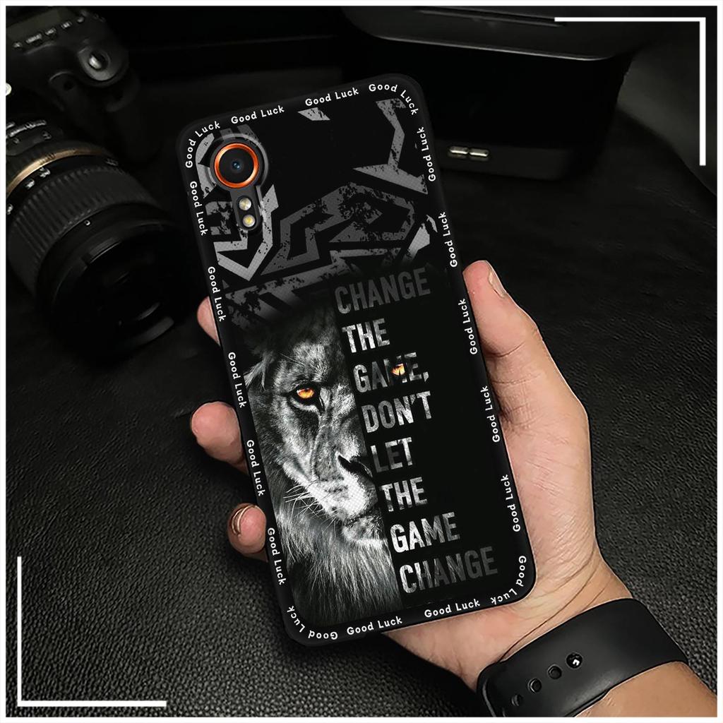 Graffiti Silicone Phone Case For Samsung Galaxy XCover7/SM-G556B Back Cover Waterproof Shockproof Durable Cartoon Cute