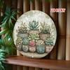 3D Succulent Metal Wall Art Handmade Decor for Living Room