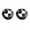 Car Hood Emblem Front Bonnet Logo Trunk Badge 2Pcs 74mm 82mm For BMW E46 E90 E39 E60 E36 E30 E61 E91 E92 E87 F10 F20 F30 X3 X5 DA2
