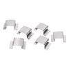 50 Pcs Greenhouse Glass Clip Climbing Plant Clamp Stainless Steel Glazing Sprung G Clip for Garden