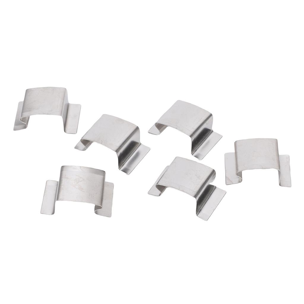 50 Pcs Greenhouse Glass Clip Climbing Plant Clamp Stainless Steel Glazing Sprung G Clip for Garden