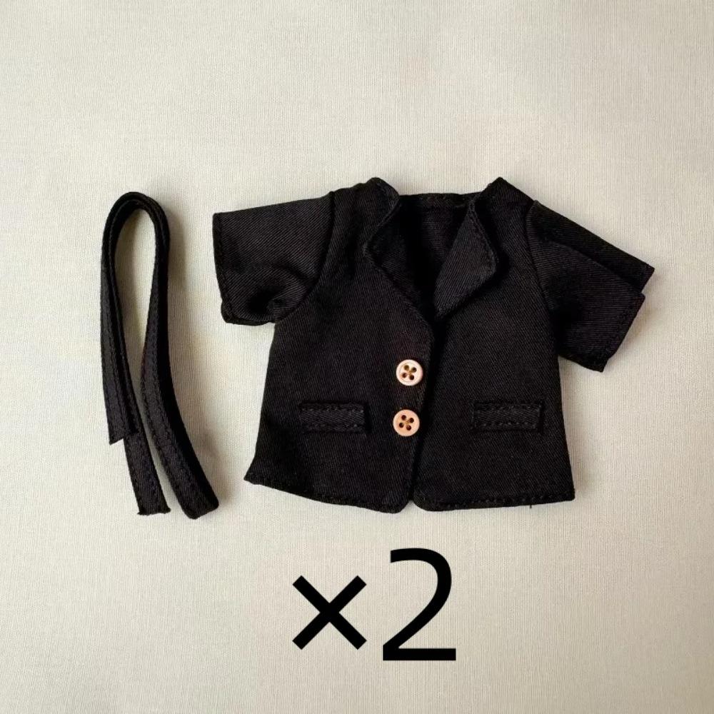 Новый тренч Labubu с поясом 17 см Детское пальто Мини-кукла Весенне-осеннее пальто Аксессуары Labubu