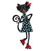 Cute Kitten Enamel Brooch: Versatile Cartoon Pin for Women