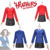The Heathers Musikal Veronica Sawyer Halloween Cosplay Kostyme Draktssett Polyester