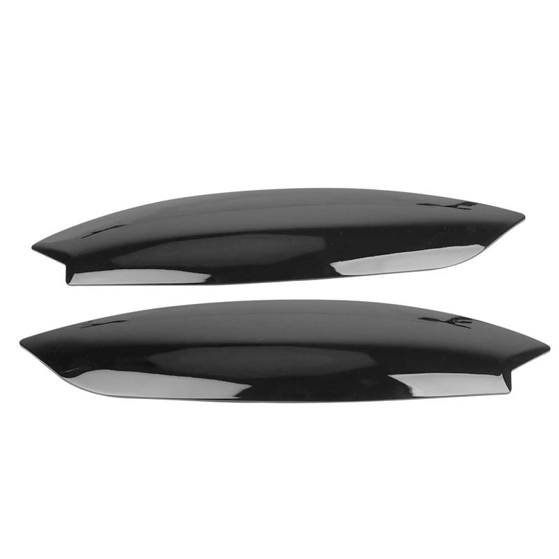 For Volkswagen Chrome Headlights Eyebrow Eyelids Trim Cover Exterior Accessories 1 Pair For VW GOLF 5 MK5 GTI R 2005 2006 2007