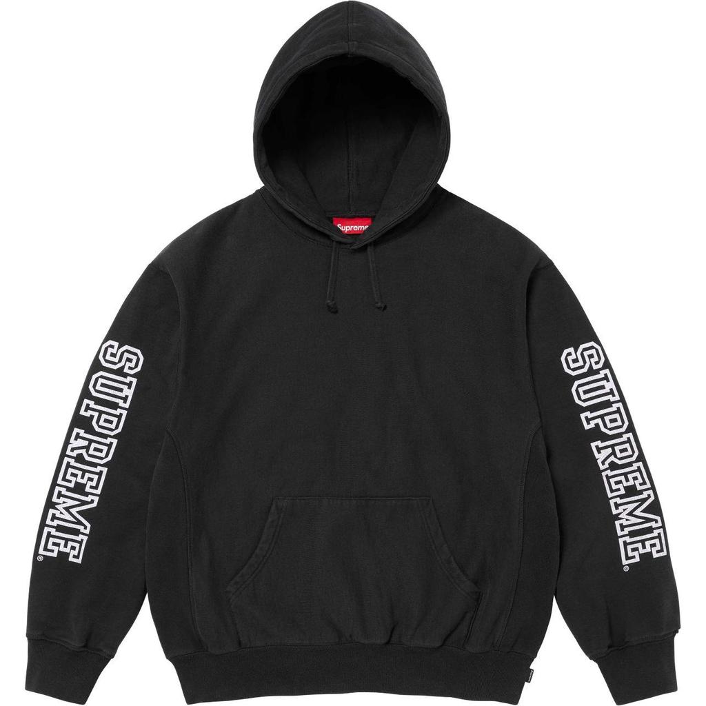 24FW Trendy Hooded Crewneck Sweatshirt
