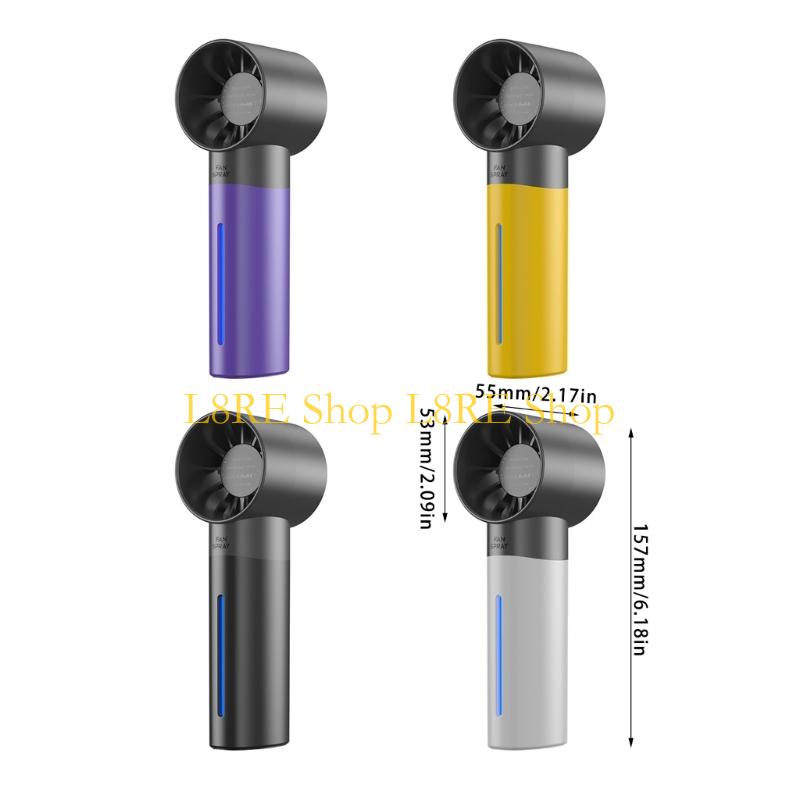 L8RE Mini Hand Fan with Quiet Operation Electric Handheld Fan for Study Or Work Use