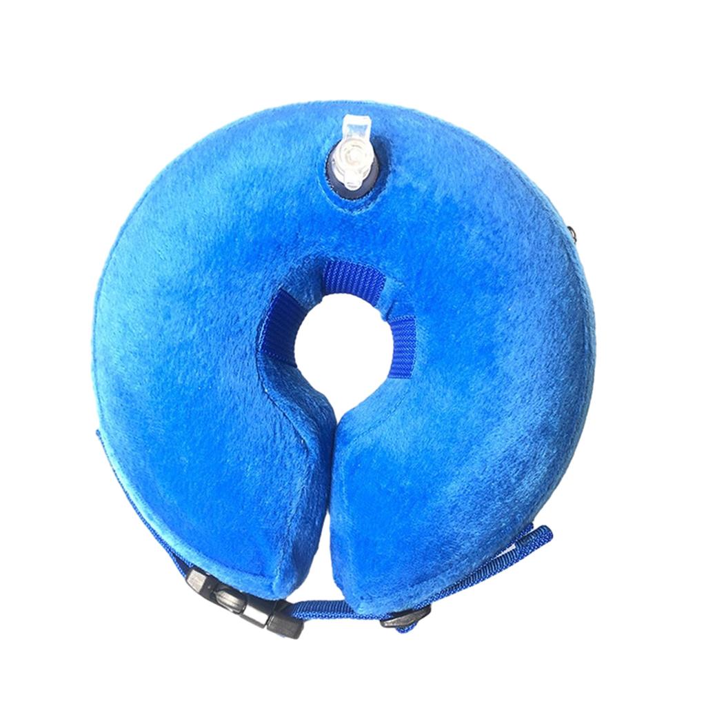 Inflatable Collar with Clear Baffle Soft Cone for Pet Perfect for After Surgery and Wound Healing Adjustable Lightweight