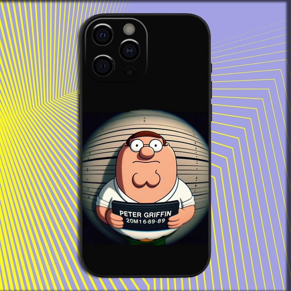 

F-Family Funny Guy Phone Case For iPhone 16,15,14,13,12,11,Pro,X,XS,Max,XR,Plus,Mini Soft Black Cover iPhone11PRO
