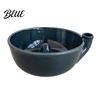 Durable Ceramic Wash Basin Self Rinsing Bowl with Hollow Drain Holes Swirl-Flow Berry Bowl Washing Fruit Rinse for Kitchen Counter Non-slip