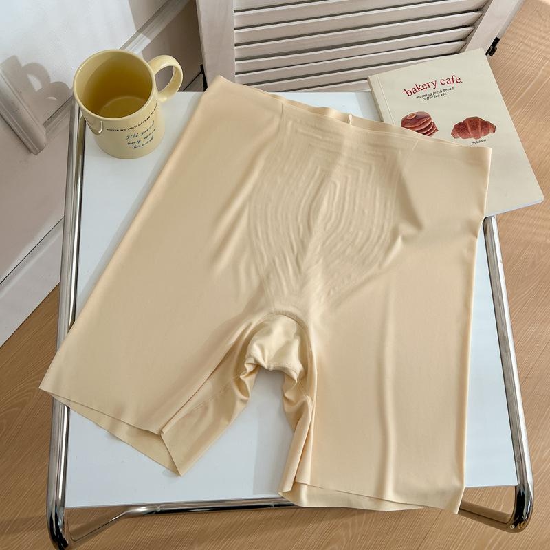 Women High Waist Elastic Tummy Control Butt Lifting Shaping Seamless Safety Pants