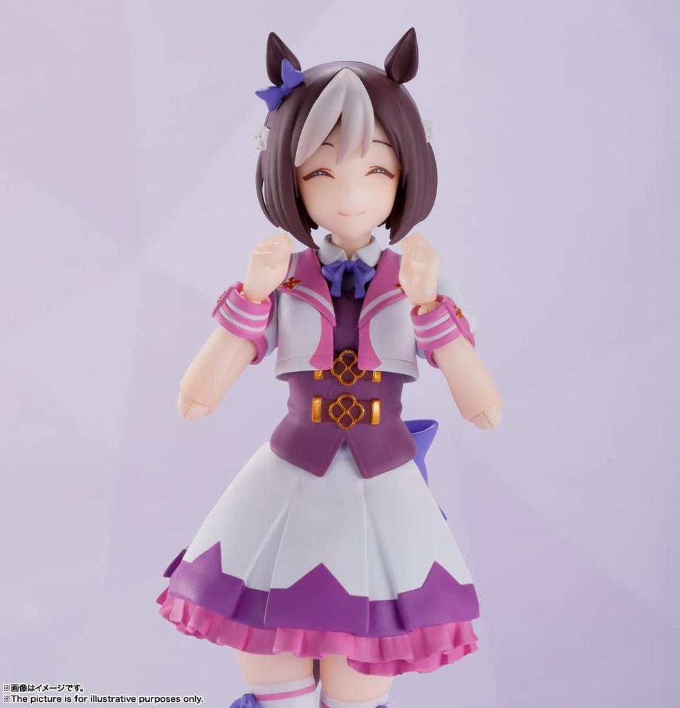 TAMASHII NATIONS Uma Musume Pretty Derby Special Week 130mm Malt Bevegelig Figur S.H.Figuarts Ca. PVC og ABS