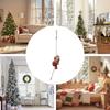 Ornaments For Christmas Tree Funny Holiday Decoration Climbing Santa Claus On Rope Pendant For Bedroom Balconies Doorways Wall