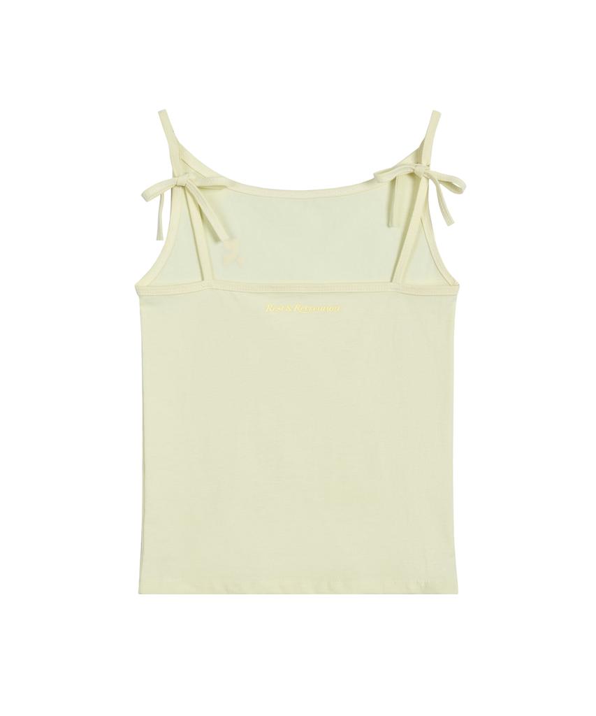 REST&RECREATION Back Tie Sleeveless - Cream