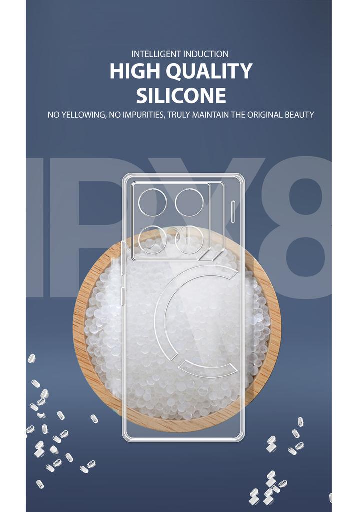 Pour Infinix GT 20 Pro 5G X6871 Coque Transparente Souple Silicone TPU Étui de Téléphone Pour Infinix GT 20Pro Housse Protège Choc Coque Funda