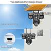 AOV Solar Monitor Home All-day Recording 4g Three-screen Solar Camera CCTV