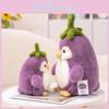 Adorable Penguin Plush Toy Creative Eggplant Penguin Doll Perfect Gift Birthday
