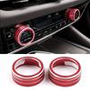 For NISSAN PATHFINDER -2025 Air Condition Knob Button Ring Cover Decor Pair