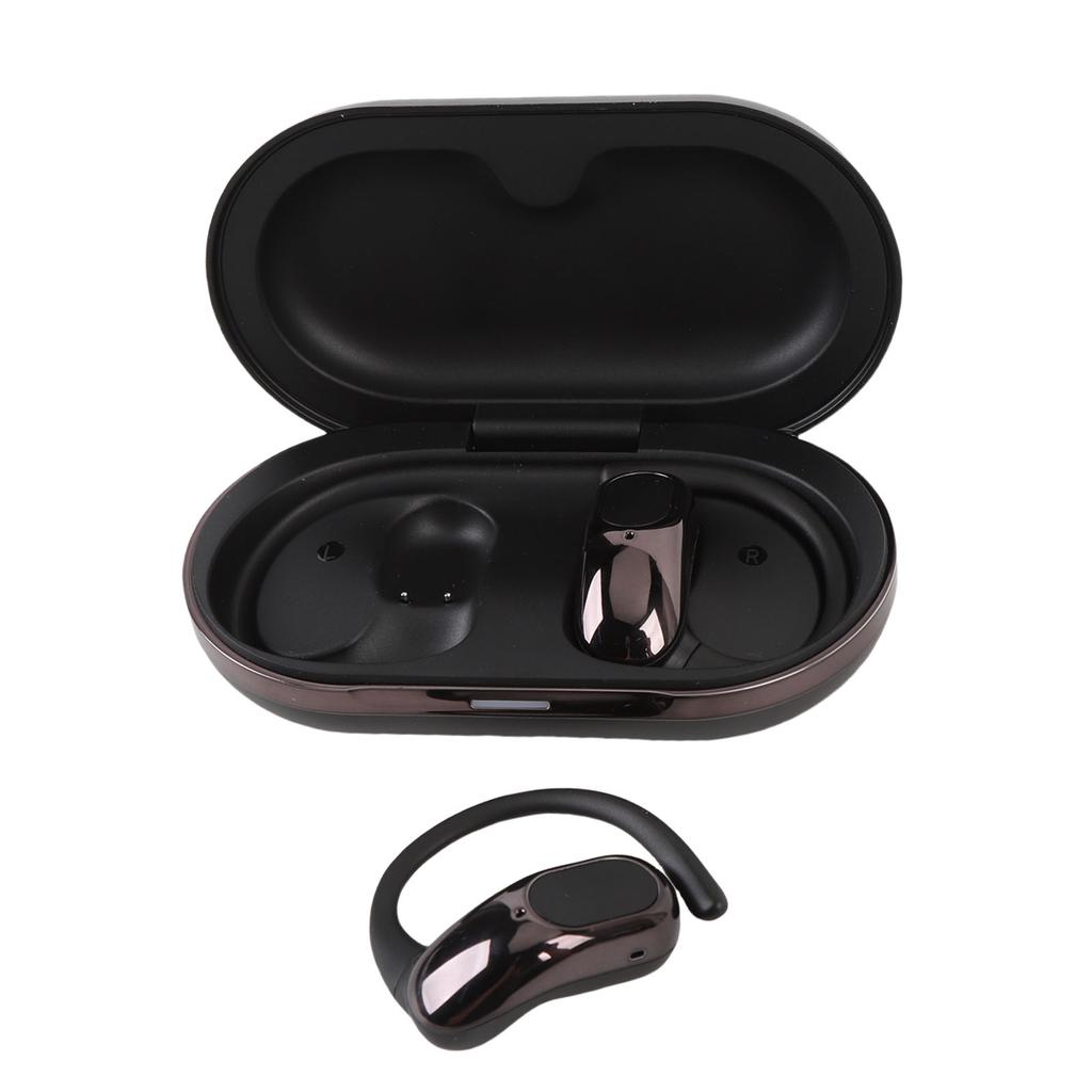 Smart Translation Earbuds Full Color Touch Screen HIFI Sound Quality Multi Languages Bluetooth Translator Black