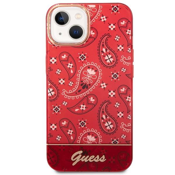 Guess Guhcp14Mhgbnhr Iphone 14 Plus / 15 Plus 6.7 Czerwony/Red Hardcase Bandana Paisley