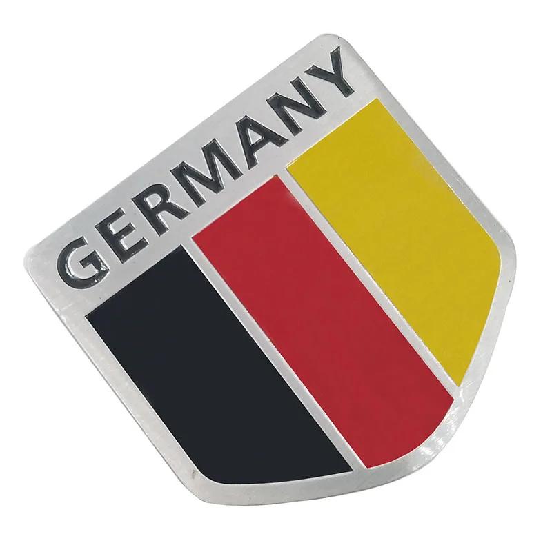3D Germany Flag Car Sticker VJTS Decal Accessories Stickers for Renault Peugeot Citroen Cruze Chevrolet Ford Focus VW Golf Benz BMW