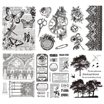 Beautiful Clear Plastic Stamper Block Stamp Blocks for DIY Scrapbooking Diary Embellishments