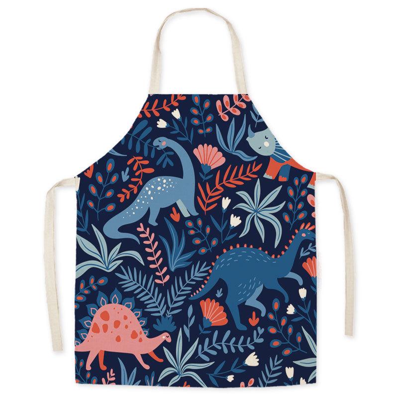 Logo Printed Kitchen & Catering Apron for Supermarkets and Milk Tea Shops