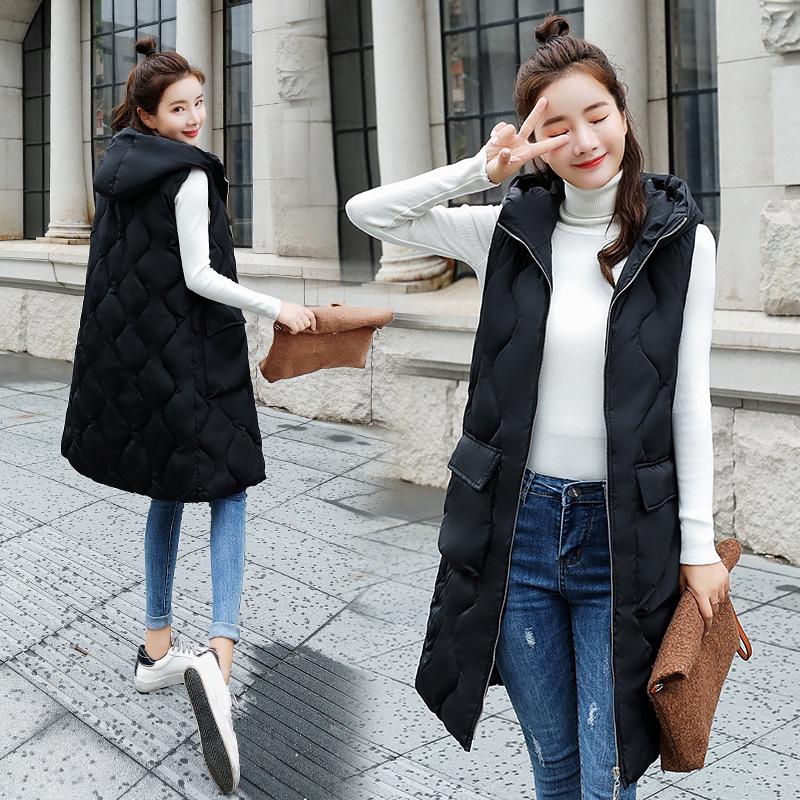 long sleeveless jacket