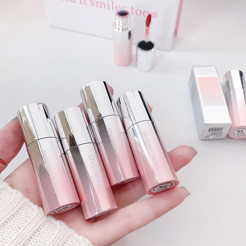 Shimmering Plumping Lip Gloss: Long-Lasting, Moisturizing, Non-Fade & Non-Transfer Jelly Water Light Lip Oil