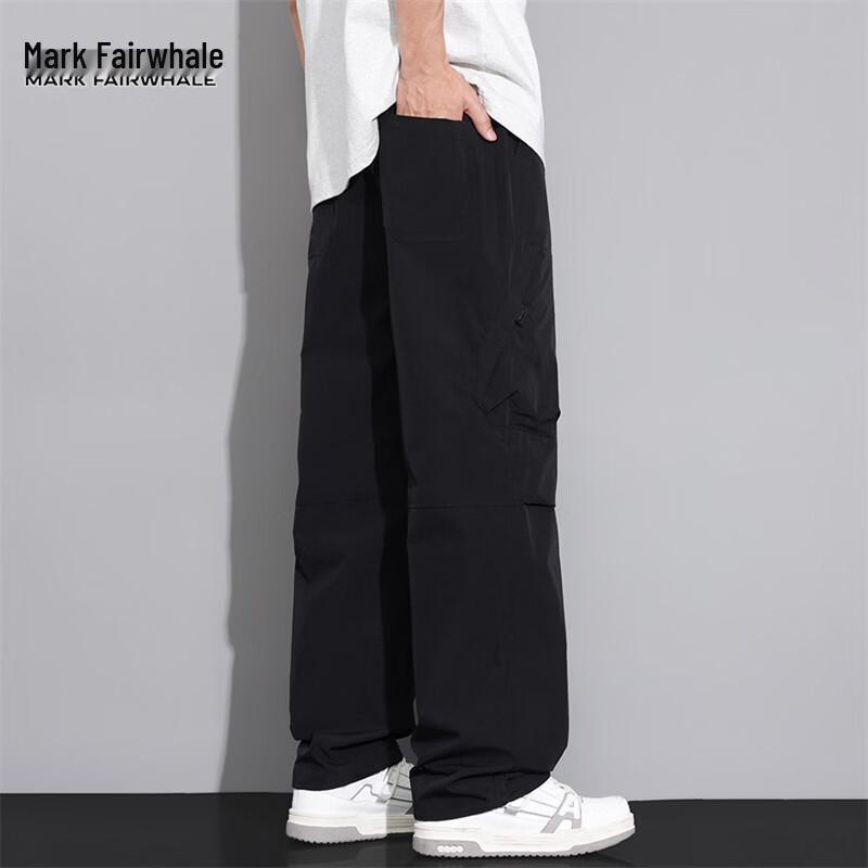 Mark Fairwhale Men's Loose Straight-Leg Cargo Pants
